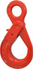 Pewag 7,100 Lb Capacity, Chain Grade 80, Alloy Steel Eye Hook 6-13/16" Reach, 1-3/8" Eye ID, 3/8" Chain Diam, Dacromet 40020 - 60470796