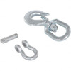 Vestil 2 Ton Capacity, Steel Swivel Hoist Hook 9-1/2" Long x 1-43/64" Wide HOOK-S-4 - 79391348