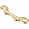 Value Collection 3-1/2" Long Double End Bolt Snap Brass with 3/8" Snap Opening BD-A4424840 - 53590683