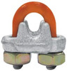 CM 9/16" Wire Rope U-Bolt Clip 9/16-12, 1.31" Between Centers, Galvanized M296 - 34961573