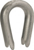 Made in USA 1" Wire Rope Thimble Clip Steel, Galvanized 22455-0 - 07150568
