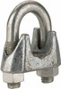 Value Collection 1" Wire Rope U-Bolt Clip Malleable Iron, Galvanized 20960 - 07846645