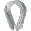 Value Collection 3/4" Wire Rope Thimbles Steel, Galvanized BD-50447 - 53593117