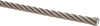 Value Collection 3/8" Diam, Steel Wire Rope 10,980 Lb Breaking Strength, 6 x 37 IWRC WS-MH-WIRE-059 - 45701489