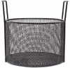 Marlin Steel Wire Products Round Steel Mesh Basket 1/4" Perforation, 12" Wide x 8" High 00-107-21 - 70699616