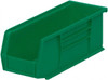 Akro-Mils 4-1/8" Wide x 10-7/8" Deep x 4" High Hopper Stacking Bin Green, Polymer, 20 Lb Capacity 30224GREEN - 83250274