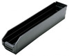 Quantum Storage Systems 4-1/8" Wide x 23-5/8" Deep x 4" High Hopper Shelf Bin Black, Polypropylene QSB 105CON - 00647123