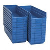 Quantum Storage Systems 6-5/8" Wide x 17-7/8" Deep x 4" High Hopper Shelf Bin Blue, Polypropylene, 50 Lb Capacity QSB 104BL - 73087371
