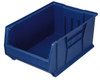 Quantum Storage Systems 11" Wide x 23-7/8" Deep x 7" High Hopper Stacking Bin Blue, Polypropylene, 100 Lb Capacity QUS952BL - 73087702