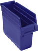 Quantum Storage Systems 4-3/8" Wide x 11-5/8" Deep x 8" High Hopper Shelf Bin Blue, Polypropylene QSB801BL - 91531137