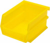 Triton Products 4-1/8" Wide x 5-3/8" Deep x 3" High Hopper Stacking Bin Yellow, Polypropylene 3-210Y - 69944924