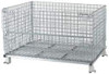 Nashville Wire 48" Long x 40" Wide x 24" High Steel Basket-Style Bulk Folding Wire Stackable Container 4,000 Lb. Load Capacity C404824S4 - 89828073