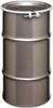Made in USA 16 Gallon Cylindrical Stainless Steel Open Head Drum 27" High x 14" Diam MST1604 - 49723919
