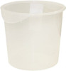 Rubbermaid Round, Clear Polypropylene Food Storage Container 11.9" High x 13.1" Wide FG572724CLR - 69938991