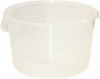 Rubbermaid Round, Clear Polypropylene Food Storage Container 8.1" High x 13.1" Wide FG572624CLR - 69939023