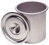 Vollrath Round, Chrome Stainless Steel Food Storage Container 10.9" High x 9" Wide 78820 - 65362980