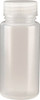 Dynalon Labware 250 mL Wide-Mouth Bottle Polyethylene, Translucent, 5.71" High x 2.36" Diam, 3/4" Cap 301665-0008 - 65361438
