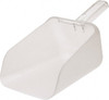 Rubbermaid 64 oz Clear Polycarbonate Flat Bottom Scoop 17.2" Wide x 1.9" Deep Bowl, 29" OAL FG9F7600CLR - 53798682