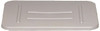 Rubbermaid 22" Long x 16.5" Wide x 0.8" High Gray Lid For Use with Rubbermaid - 3349 FG364800GRAY - 09789801
