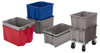 LEWISBins 2.1 Cu. Ft. Gray Polyethylene Tote Container 26.1" Long x 18.7" Wide x 10.5" High SN2618-10 GRAY - 79045126
