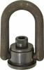 American Drill Bushing 10,000 Lbs. Load Capacity, 5.1 Inch Wide x 7.64 Inch High, Extra Duty Weld Mount Hoist Ring 1-8 Thread Size, 1-1/2 Inch Radius, 2.3 Body Thickness, 1 Inch Bail Diameter, 0.375 Inch Mount Thickness 36645 - 06120588
