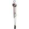 Harrington Hoists 500 Lb Capacity, 10 ft. Lift Height, Chain Manual Hoist Made from Chain CX003-10 - 61734489
