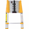 Vestil 12-1/2 ft. High, Type II Rating, Aluminum Telescopic Ladder 225 Lb Capacity, 9-1/2 ft. Working Length TLAD-12 - 62050240