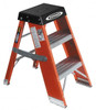 Werner 2 Steps, 3 ft. High, Type IAA Rating, Fiberglass Step Stand 375 Lb Capacity, 18-3/4" Base Width SSF03 - 07505795