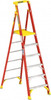 Werner 6 Steps, 6 ft. High, Type IA Rating, Fiberglass Step Ladder 300 Lb Load Capacity, 31-3/4" Base Width PD6206 - 52958238