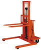 Presto Lifts 2,000 Lb Capacity, 48" Lift Height, Battery Operated Work Positioner 2" Lowered Height, 24" Load Center, 42" Fork Length, 48" Overall Width WPS4248-20 - 09050402