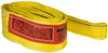 Lift-All 6 ft. Long x 3" Wide, 6,600 Lb Vertical Capacity, 2 Ply, Nylon Web Sling 5,200 Lb Choker Capacity, Yellow EE2603DFX6 - 01137017