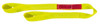 Lift-All 4 ft. Long x 1" Wide, 1,200 Lb Vertical Capacity, 1 Ply, Nylon Web Sling 950 Lb Choker Capacity, Yellow EE1601NFX4 - 06089577