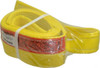 Lift-All 10 ft. Long x 4" Wide, 6,400 Lb Vertical Capacity, 1 Ply, Polyester Web Sling 5,000 Lb Choker Capacity, Yellow EE1804DTX10 - 76691633