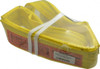 Lift-All 3 ft. Long x 3" Wide, 8,600 Lb Vertical Capacity, 2 Ply, Polyester Web Sling 6,900 Lb Choker Capacity, Yellow EE2803DTX3 - 81194102