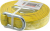Lift-All 12 ft. Long x 2" Wide, 6,400 Lb Vertical Capacity, 2 Ply, Polyester Web Sling 5,000 Lb Choker Capacity, Yellow UU2802DX12 - 85810794