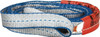 Lift-All 4 ft. Long x 1" Wide, 3,200 Lb Vertical Capacity, 2 Ply, Polyester Web Sling 2,500 Lb Choker Capacity, Silver (Color) EE2801TTX4 - 85813533