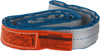Lift-All 4 ft. Long x 2" Wide, 12,400 Lb Vertical Capacity, 2 Ply, Nylon Web Sling 9,900 Lb Choker Capacity EN2802TX4 - 89672224
