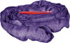 Lift-All 5 ft. Long x 1" Wide, Polyester Web Sling 2,100 Lb Choker Capacity, 5/8" Diam Chain, Purple EN30X5 - 89673560