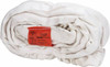 Lift-All 10 ft. Long x 2-1/8" Wide, Polyester Web Sling 13,400 Lb Choker Capacity, 1-3/8" Diam Chain, White EN180X10 - 89673933