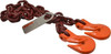 Pewag 5 ft. Long, 7,100 Lb Basket Capacity, 7,100 Lb Vertical Capacity, Alloy Steel Web Sling SGG Chain Sling, 3/8" Diam Chain, Silver (Color), with 2 Grab Hooks 10G80SGG/5 - 57292880