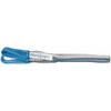 Value Collection 3 ft. Long x 1" Wide, 1,600 Lb Vertical Capacity, 1 Ply, Polyester Web Sling 1,250 Lb Choker Capacity, Silver (Color), with Eye & Eye (Twisted) WS-MH-SLNG1-327 - 43683481