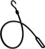 The Perfect Bungee Loop End Bungee Cord with Molded Nylon Hook End 30" OAL, Black PCLE30BK - 54645361