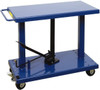 Wesco 1,000 Lb Capacity Post Lift Table 30-1/2" Lift Height, 36" Platform Length x 18" Platform Width 260061 - 09050295
