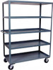 Jamco 3,000 Lb Capacity, 24" Wide x 48" Long x 57-1/2" High Standard Utility Cart Steel, 5 Shelves CE248-P6 - 89743991