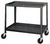 Made in USA 500 Lb Capacity, 18" Wide x 36" Long x 34-1/2" High Service Cart Steel, Swivel Casters, 2 Shelves WSC1836-2 - 89743751