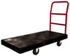 Rubbermaid 2,500 Lb Capacity Structural Foam/Steel Platform Truck 48" Long x 24" Wide x 41-3/4" High, Solid 8" Diam Casters FG444100BLA - 79166971