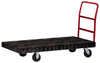 Rubbermaid 1,200 Lb Capacity Structural Foam/Steel Platform Truck 60" Long x 30" Wide x 41-5/8" High, Pneumatic 8" Diam Casters FG446610BLA - 79166997