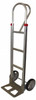 PRO-SOURCE 500 Lb Capacity 52" OAH Hand Truck 7-1/2 x 14" Base Plate, Loop Handle, Aluminum, Mold-On Rubber Wheels H307-08A - 93780104
