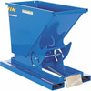 Vestil 6,000 Lb Load Capacity, 1/3 Cu Yd, Steel Self-Dumping Hopper 26" Wide x 51-7/8" Long x 38-1/16" High, Powder Coat Blue D-33-HD - 08086514