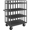 Durham 1,200 Lb Capacity Open Portable Shelf Trucks 72" Wide x 61" High, Steel OPT-7230-95 - 62518998